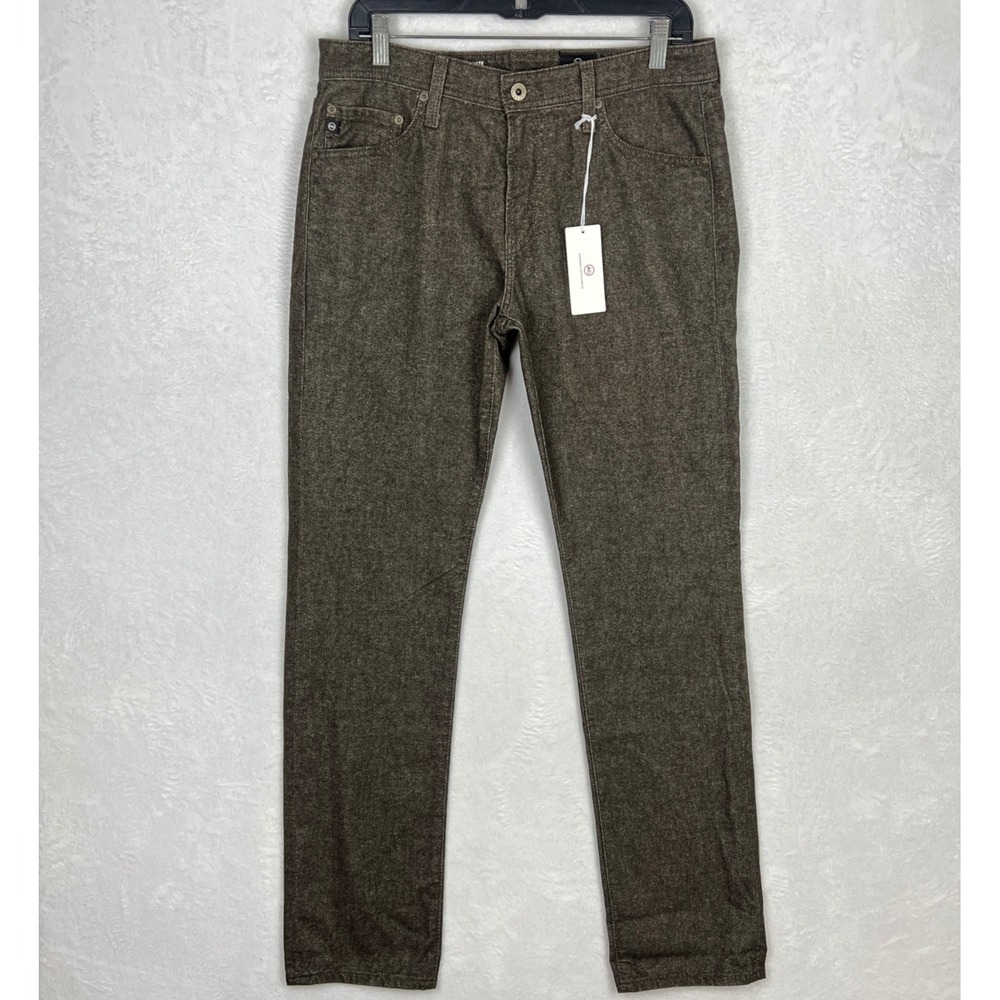 Adriano‎ Goldschmied Graduate Jeans Mens 32x34 New Tailored Leg Brown Straight